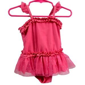 Truly Scrumptious‎ by Heidi Klum Pink Swimsuit Size 2T
